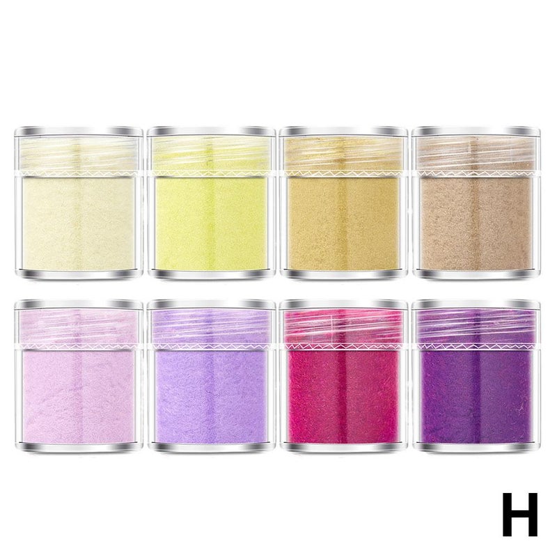 Velvet Pink Flocked Nail Art - Velvet Fabric Glitter and Sequins - Gradient Nail Polish Gel Stickers